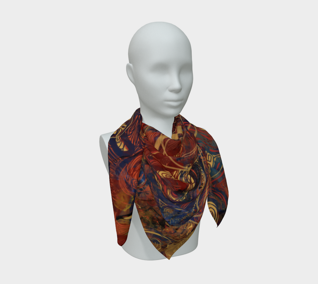 Siobhan Custom printed Silk Habotai Scarf
