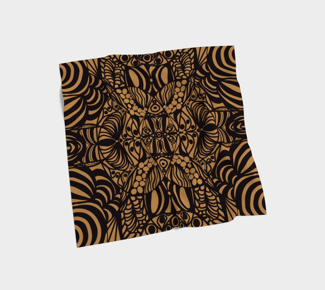 Siobhan Custom printed Silk Habotai Scarf