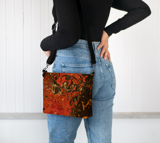 Emily Vegan Leather Crossbody Purse Vegan Leather Crossbody Purse