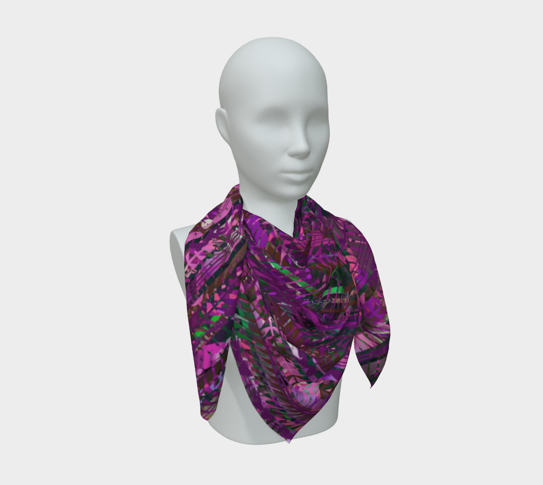 Siobhan Custom printed Silk Habotai Scarf