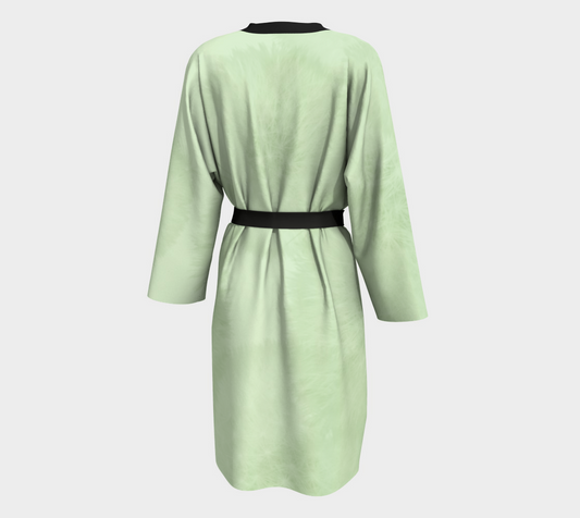 Peignoir | Sewn by Hand | Vibrant Print | Elegance for your Home | Denim and Stilettos for Date night or Brunch Peignoir