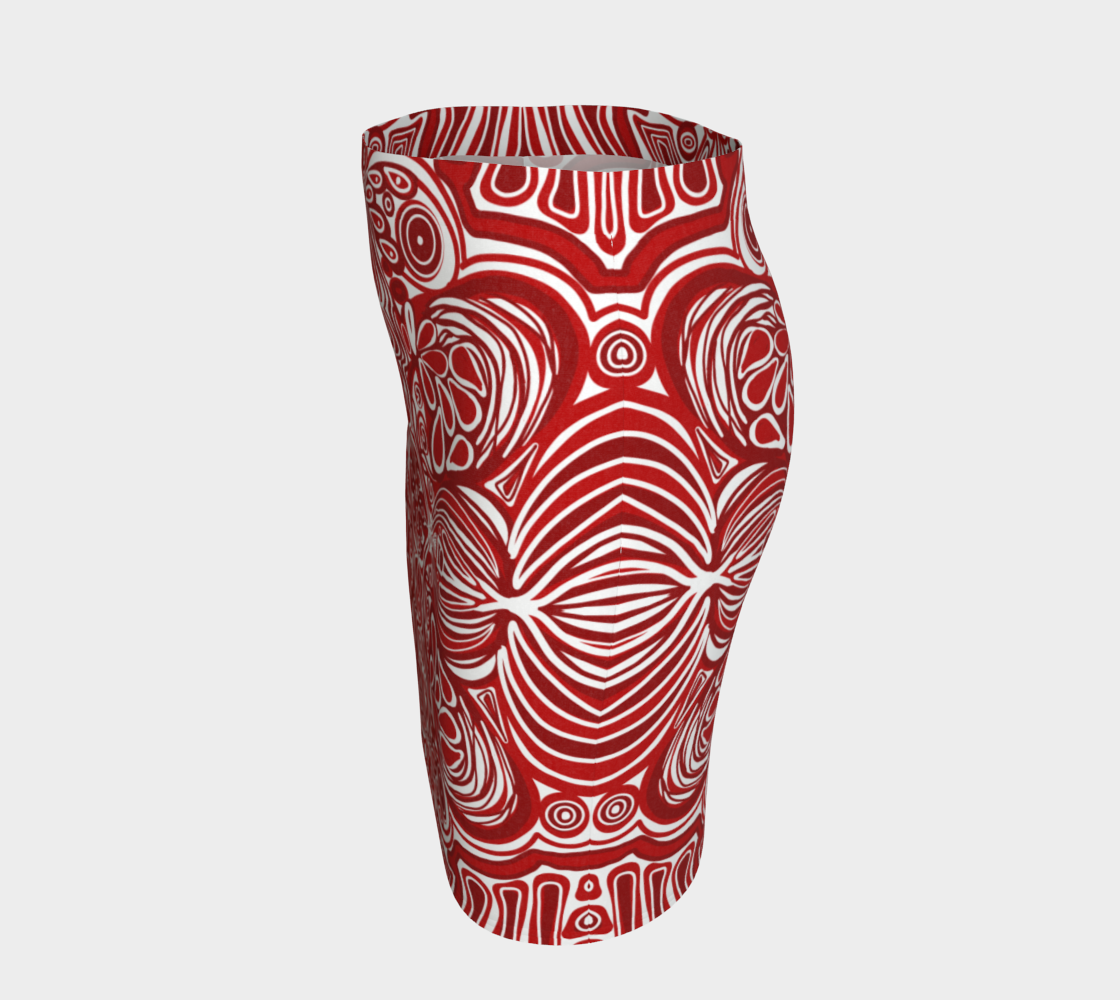 Pretty Little Pencil Skirt | Stretchy | Body-hugging | Mid-Thigh | High-rise Waist