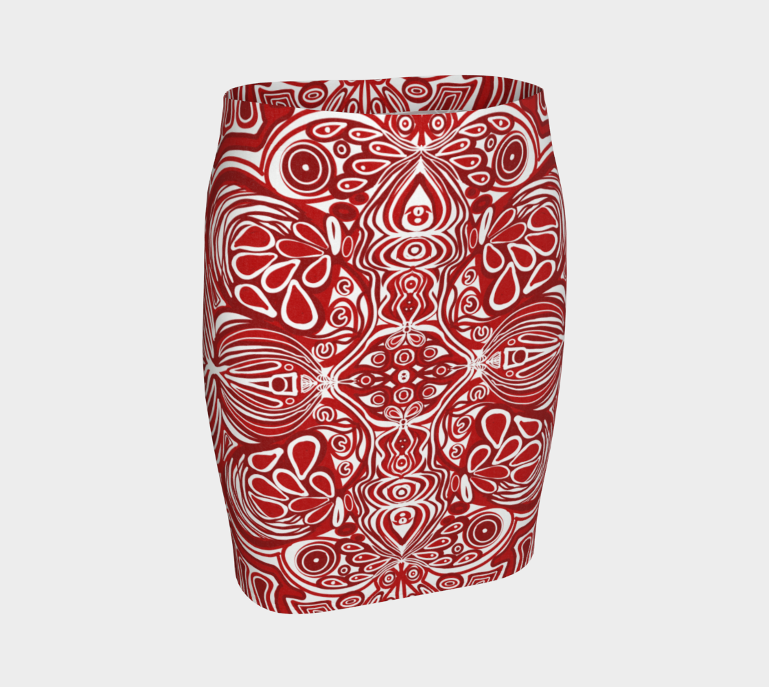 Pretty Little Pencil Skirt | Stretchy | Body-hugging | Mid-Thigh | High-rise Waist