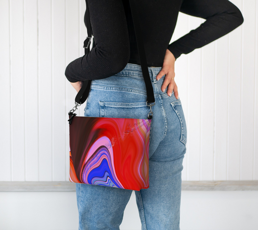 Phillis Vegan Leather Crossbody Purse Vegan Leather Crossbody Purse