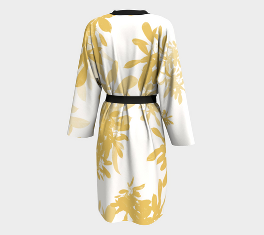 Peignoir | Sewn by Hand | Vibrant Print | Elegance for your Home | Denim and Stilettos for Date night or Brunch Peignoir