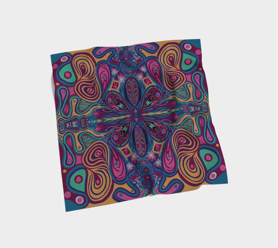 Siobhan Custom printed Silk Habotai Scarf