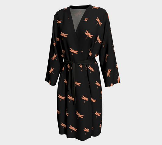 Peignoir | Sewn by Hand | Vibrant Print | Elegance for your Home | Denim and Stilettos for Date night or Brunch Peignoir