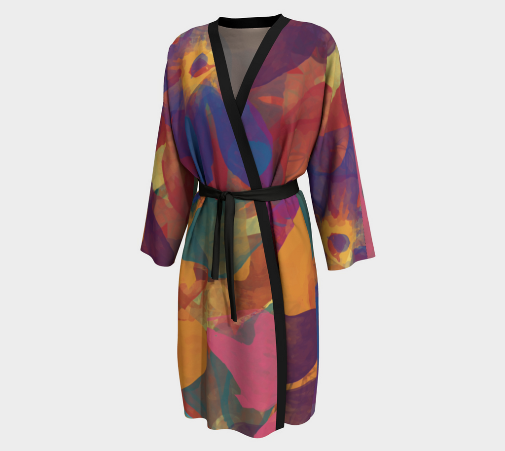 Silk Twill Peignoir