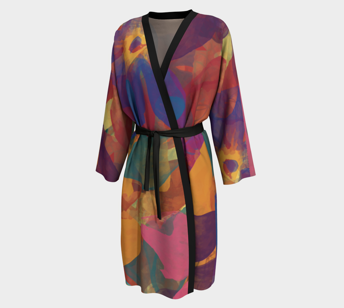 Silk Twill Peignoir