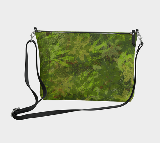 Laura Leather Crossbody Purse Vegan Leather Crossbody Purse