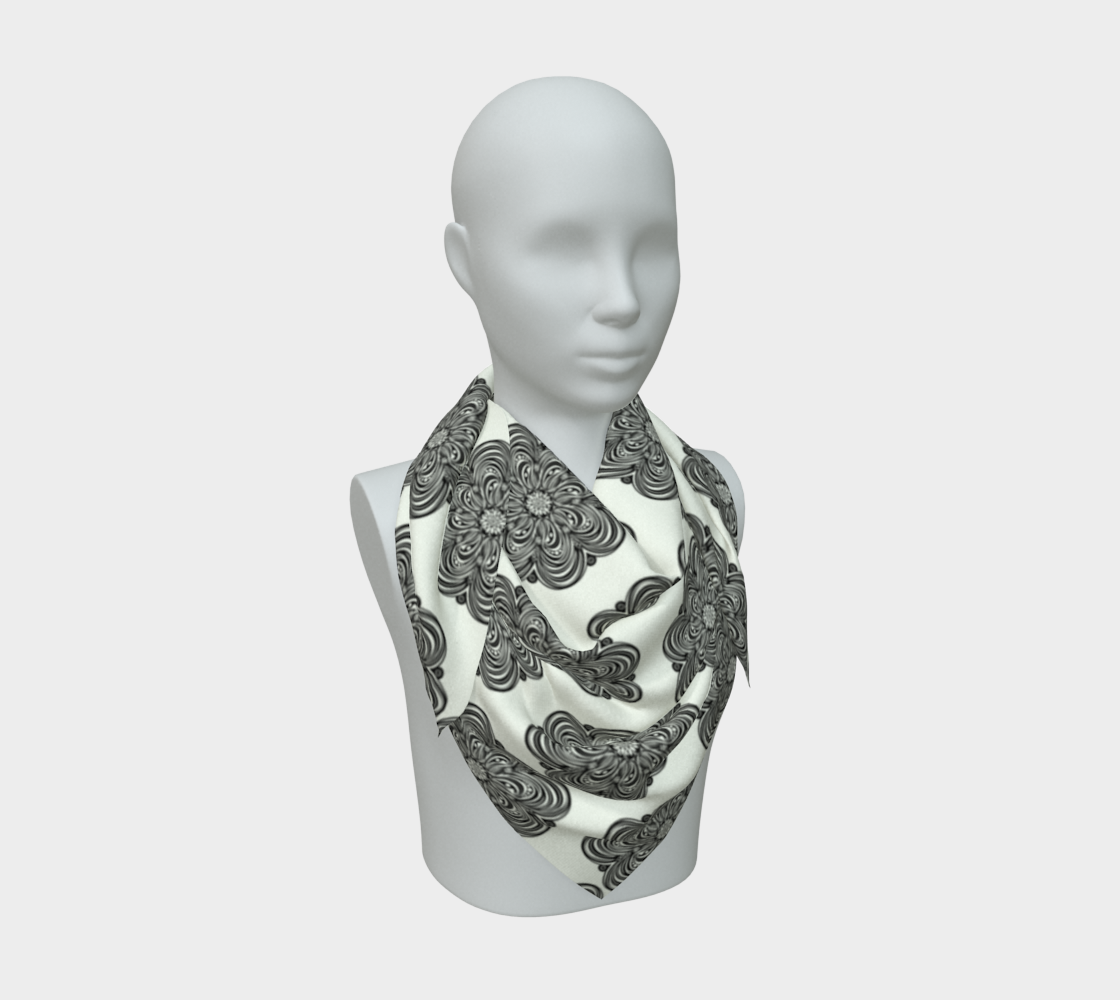 Siobhan Custom printed Silk Habotai Scarf