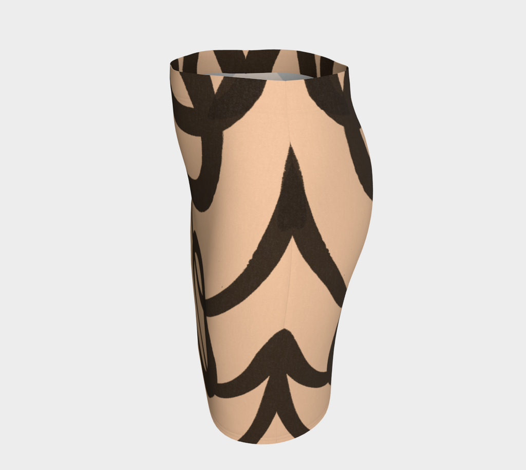 Pretty Little Pencil Skirt | Stretchy | Body-hugging | Mid-Thigh | High-rise Waist