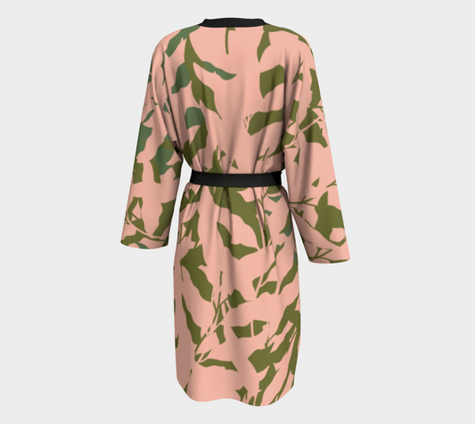 Peignoir | Sewn by Hand | Vibrant Print | Elegance for your Home | Denim and Stilettos for Date night or Brunch Peignoir