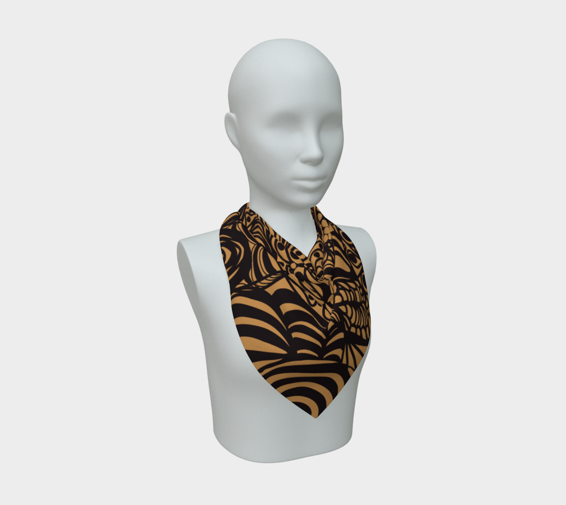 Siobhan Custom printed Silk Habotai Scarf