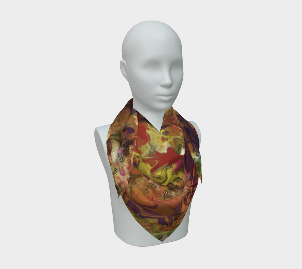 Siobhan Custom printed Silk Habotai Scarf