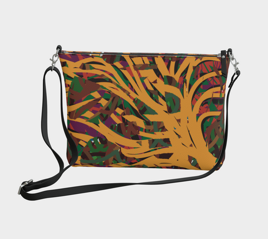 Nova Leather Crossbody Purse Vegan Leather Crossbody Purse