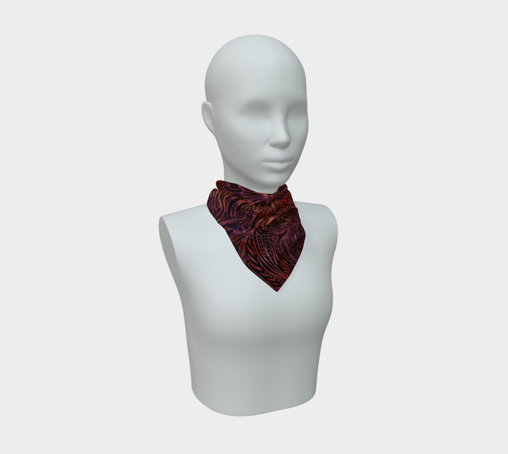 Siobhan Custom printed Silk Habotai Scarf
