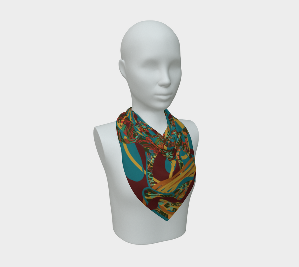 Siobhan Custom printed Silk Habotai Scarf