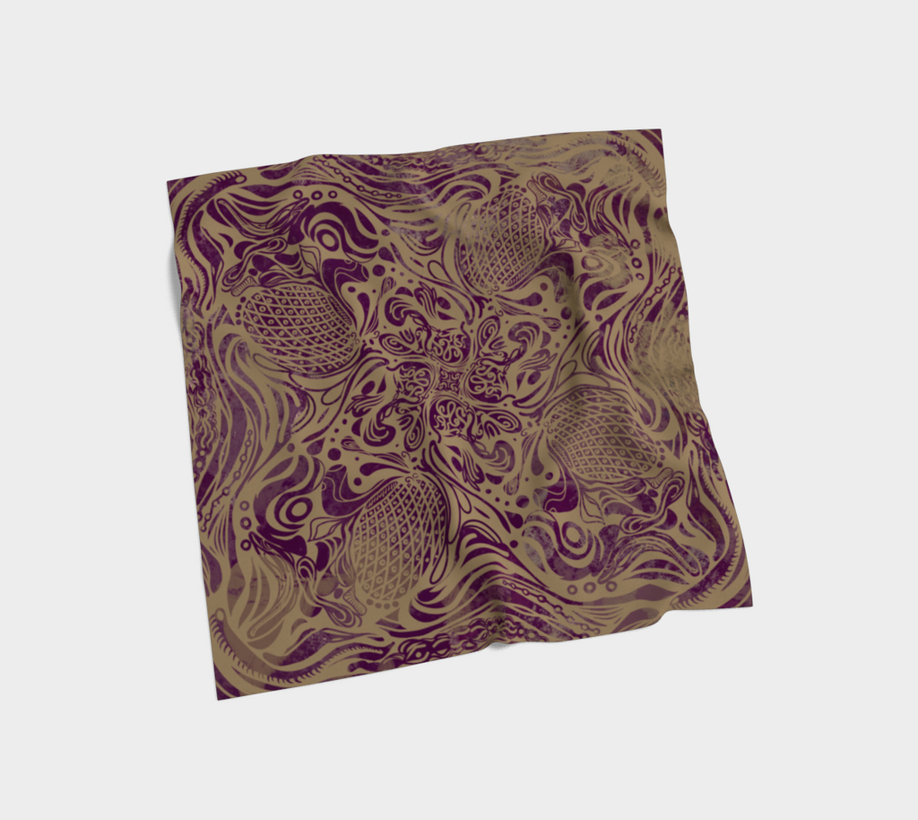 Siobhan Custom printed Silk Habotai Scarf