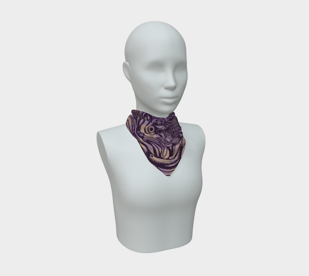 Siobhan Custom printed Silk Habotai Scarf
