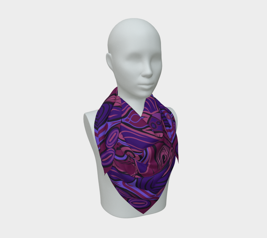 Siobhan Custom printed Silk Habotai Scarf